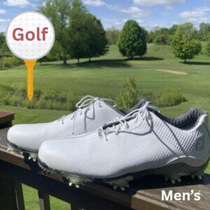 FootJoy Athletic Golf Shoes / Cleats White Gray Performance Design